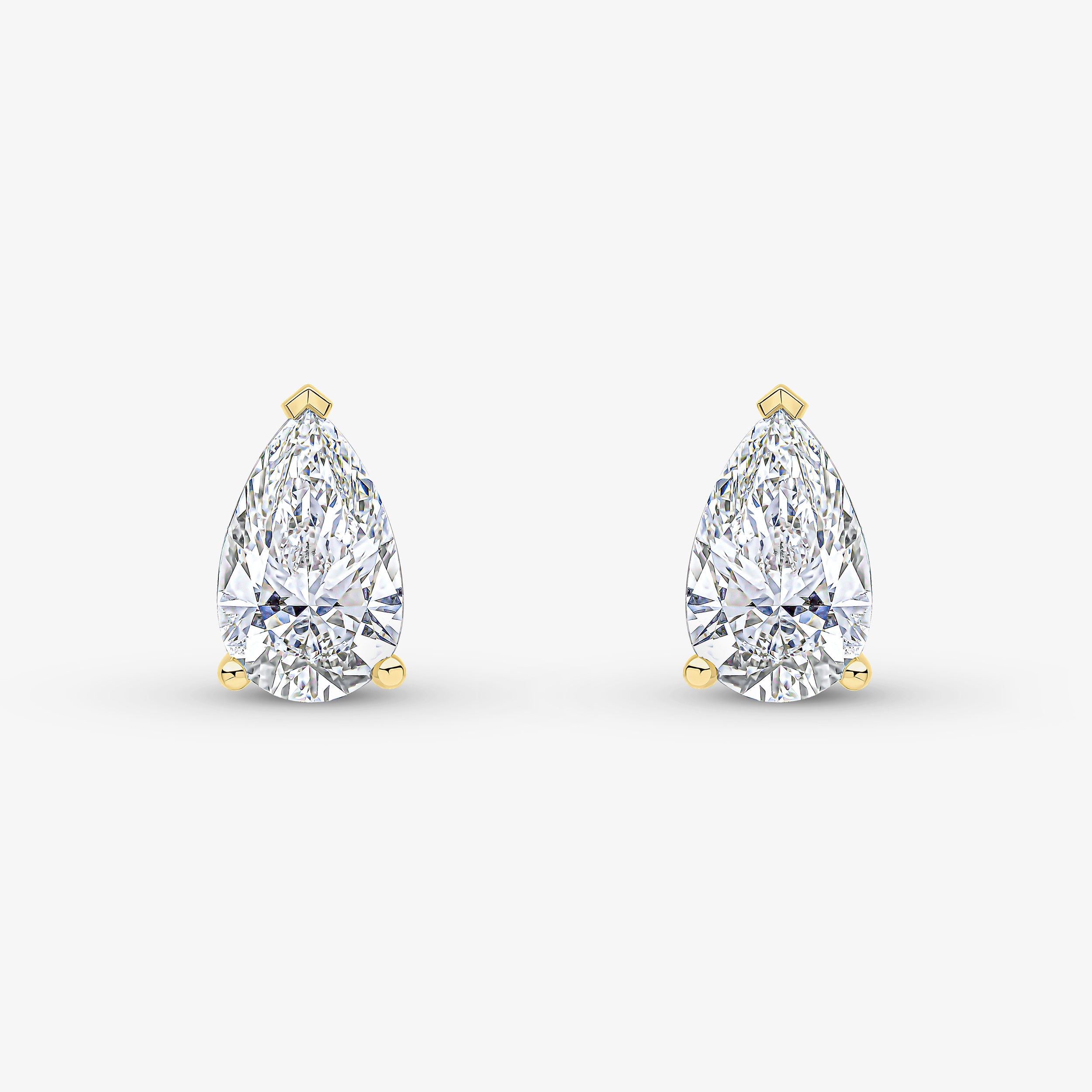 Pear Cut Studs