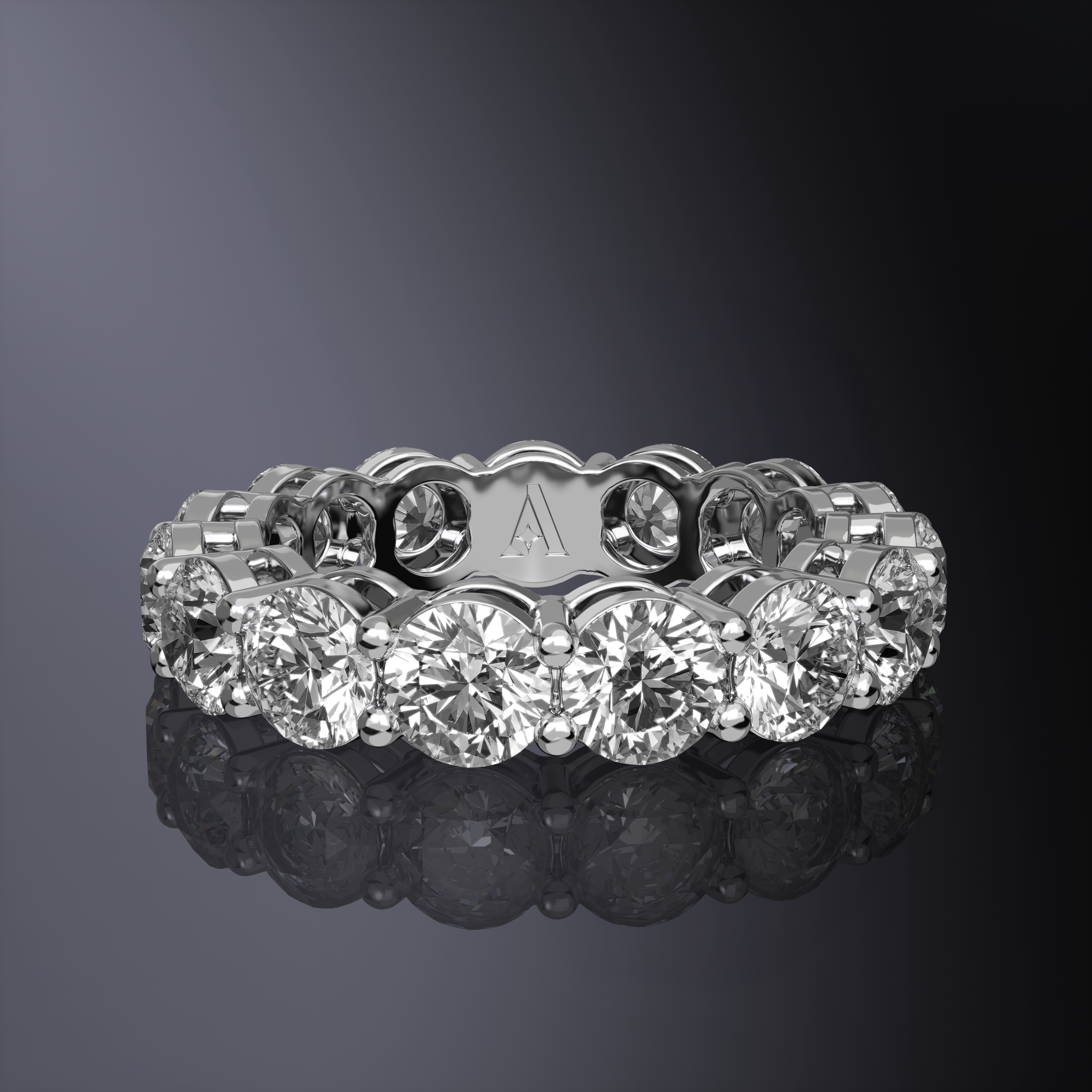 Round Brilliant Cut Eternity Ring
