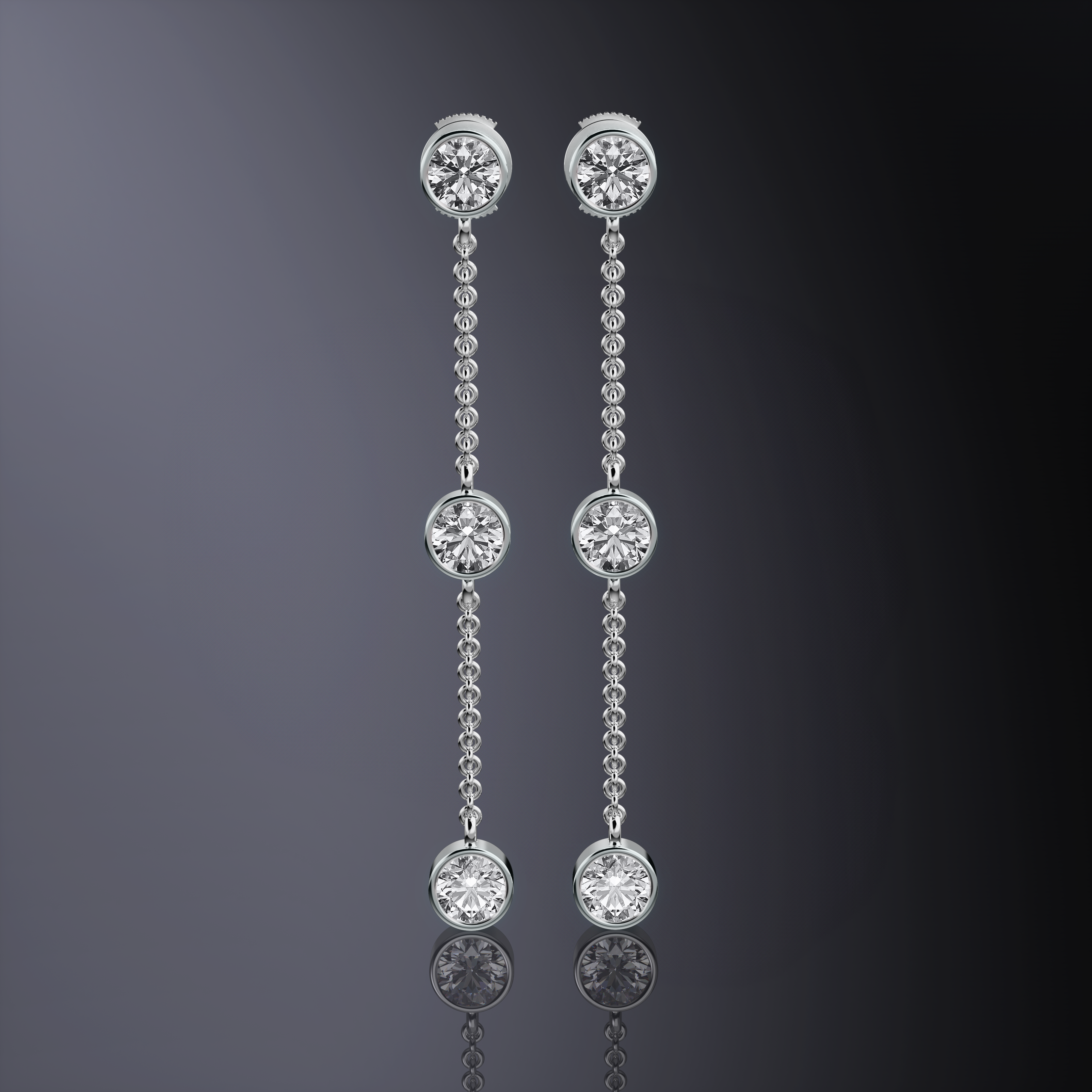 Trilogy Drop Earrings