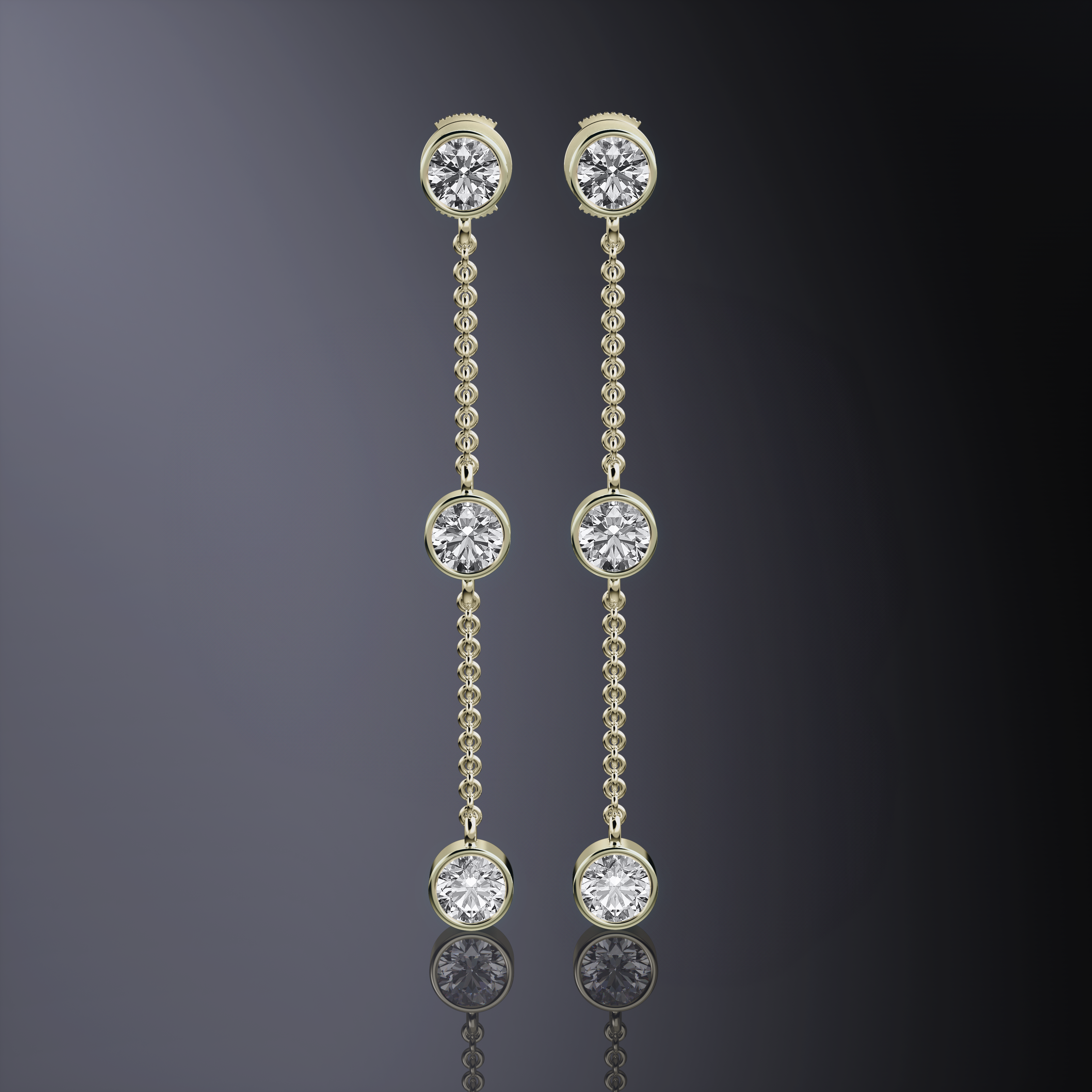 Trilogy Drop Earrings