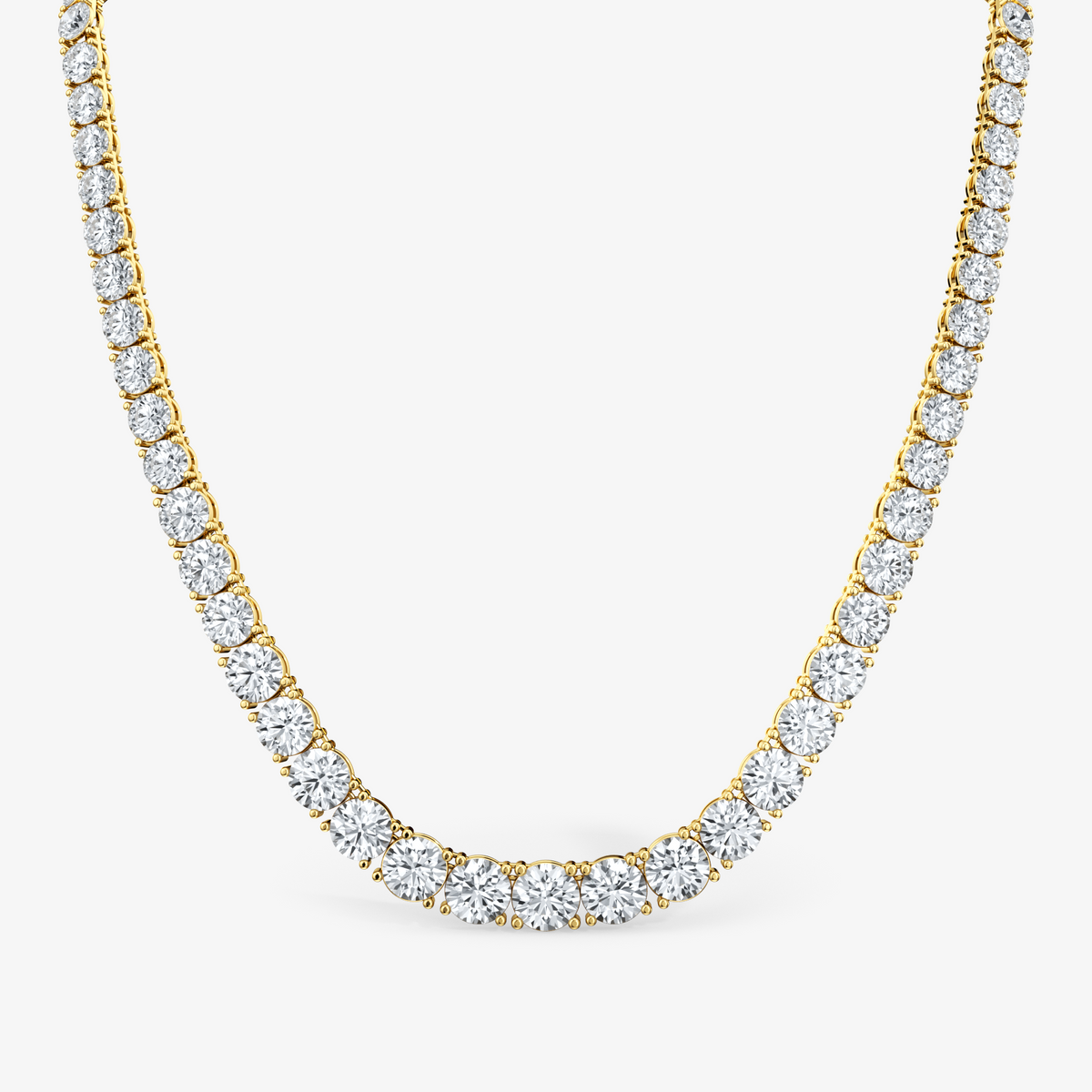 The Ultimate Tennis Necklace Yellow Gold 49