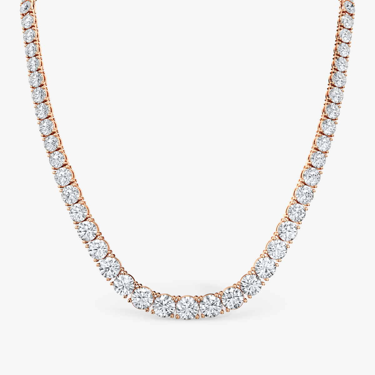 The Ultimate Tennis Necklace Rose Gold 51