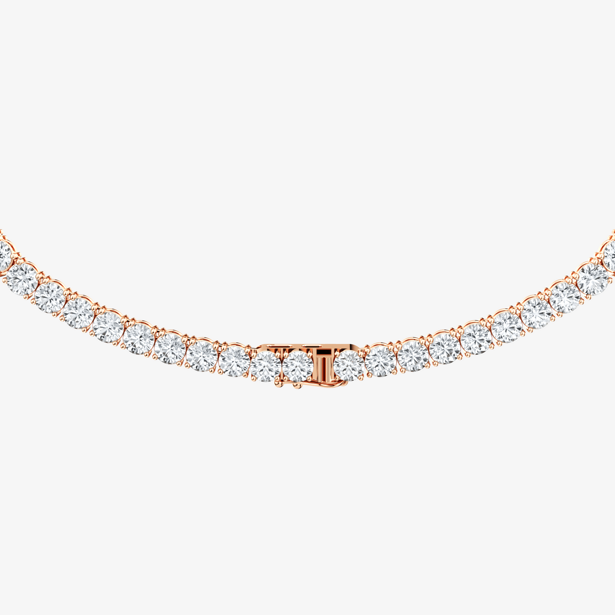The Ultimate Tennis Necklace Rose Gold 52