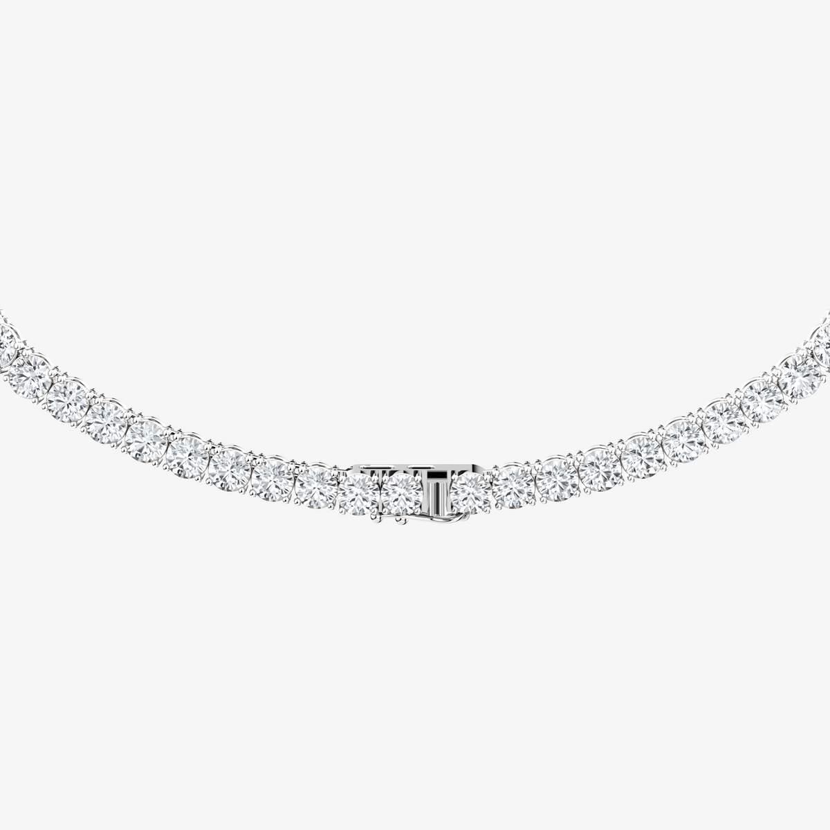 The Ultimate Tennis Necklace White Gold 57
