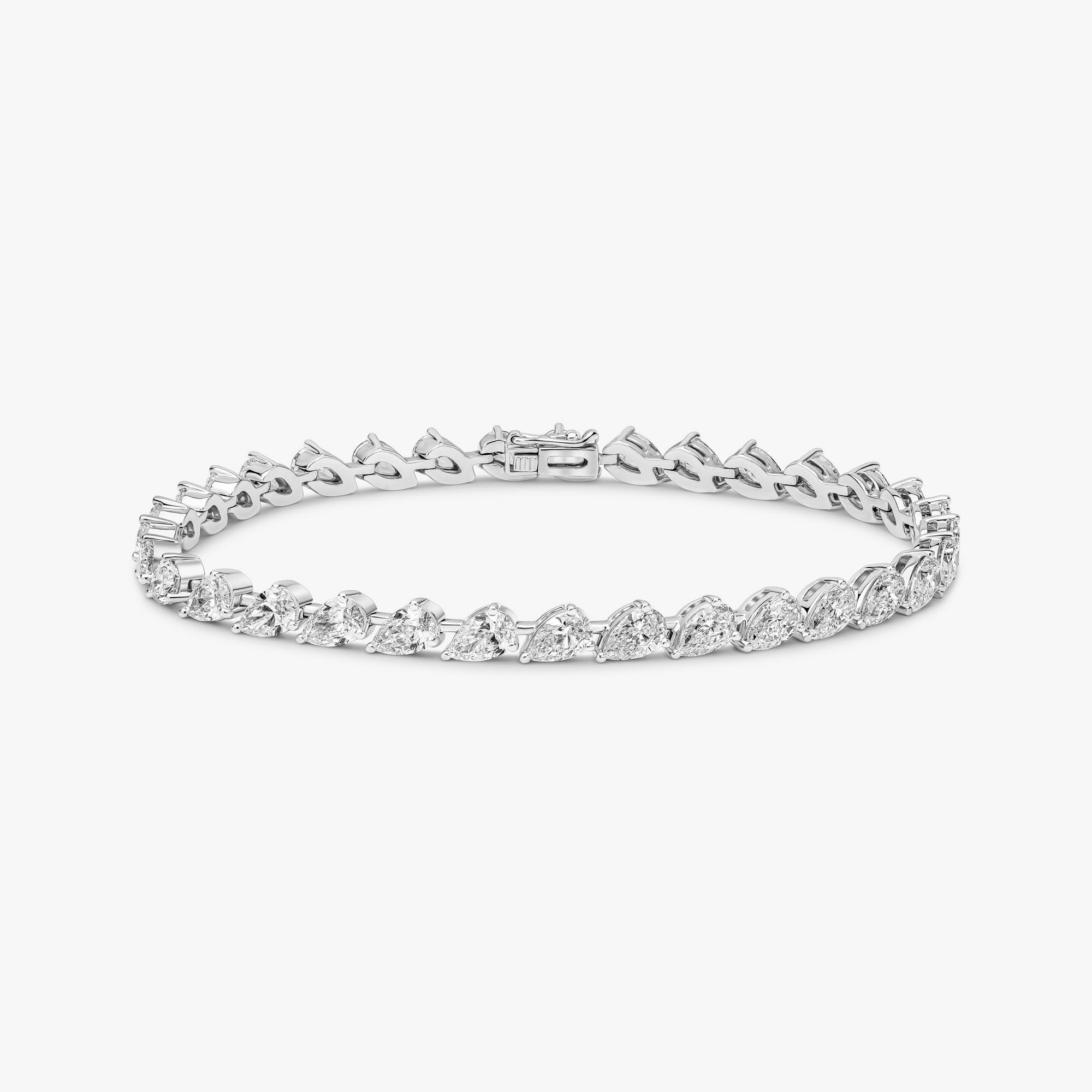 Pear Cut Tennis Bracelet