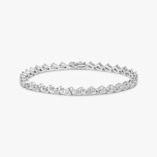 Pear Cut Tennis Bracelet