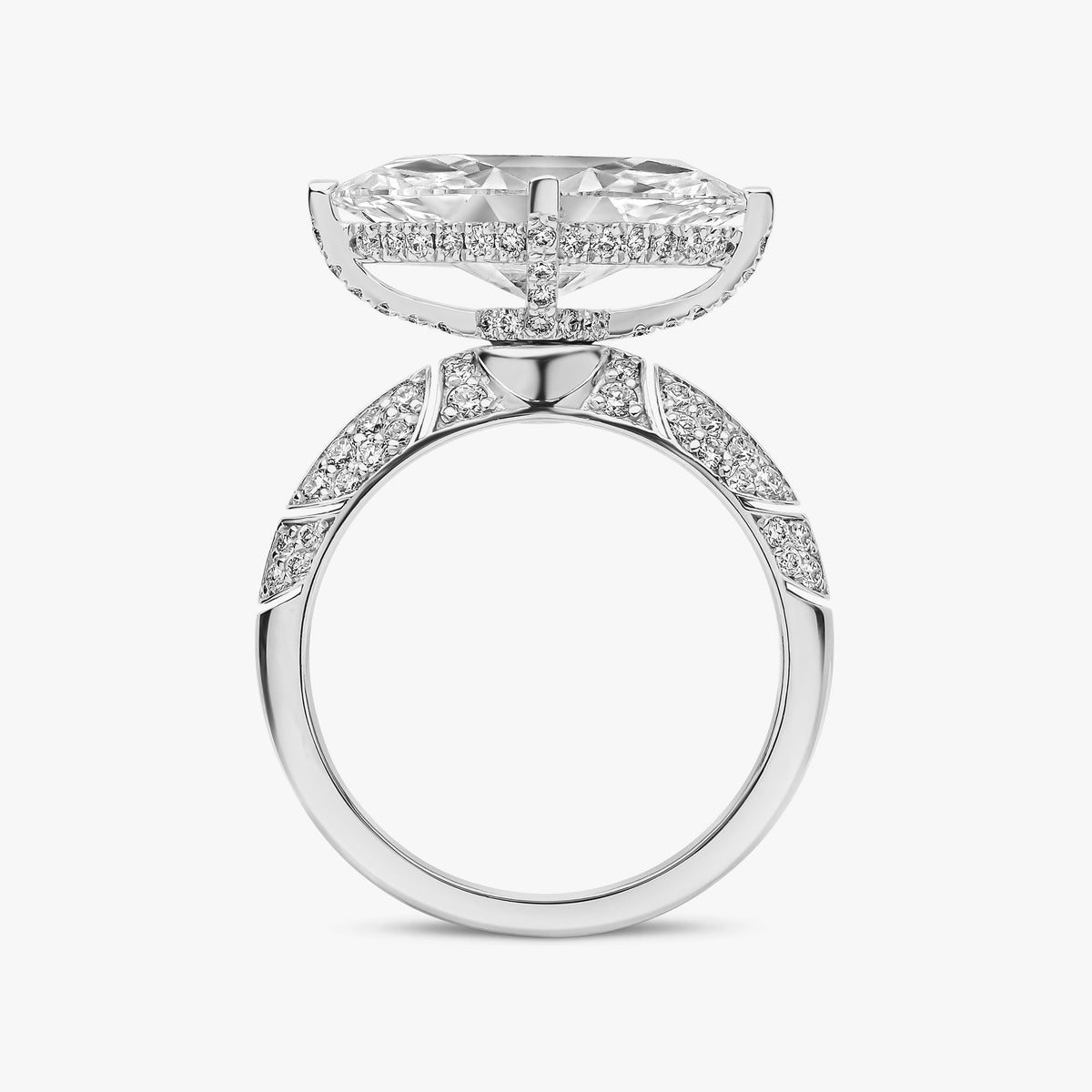 Manhattan Marquise Diamond Ring 6