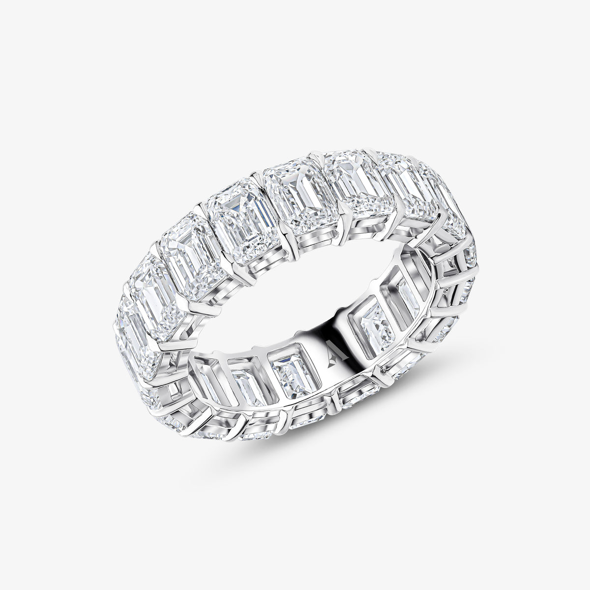 Emerald Cut Eternity Ring