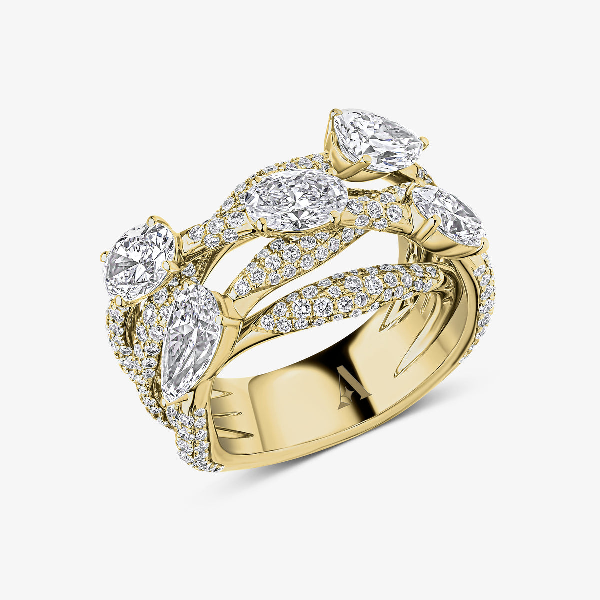 Roma Multi Row Ring 1
