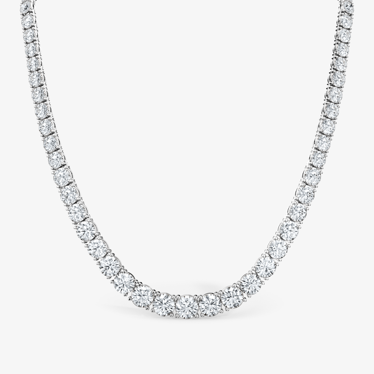The Ultimate Tennis Necklace White Gold