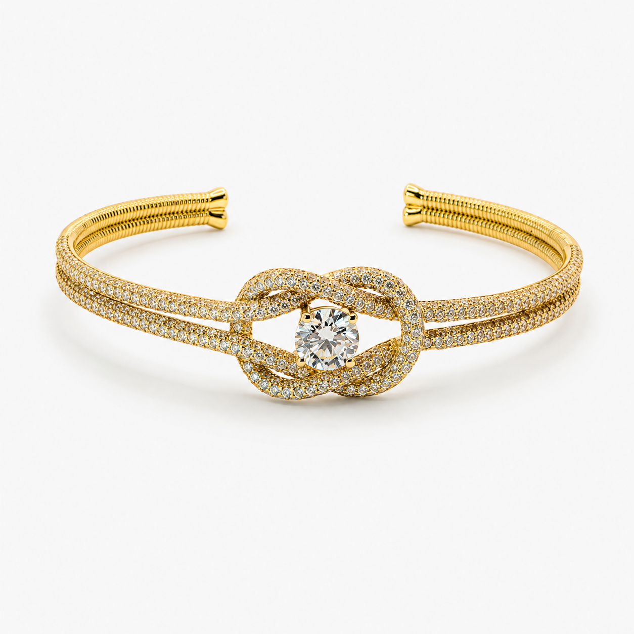 Friendship Diamond Bangle Pavé