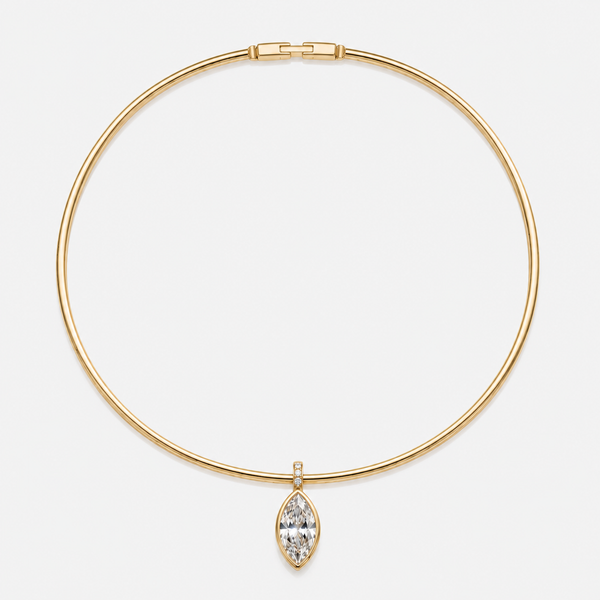 Marquise Bezel Diamond Choker