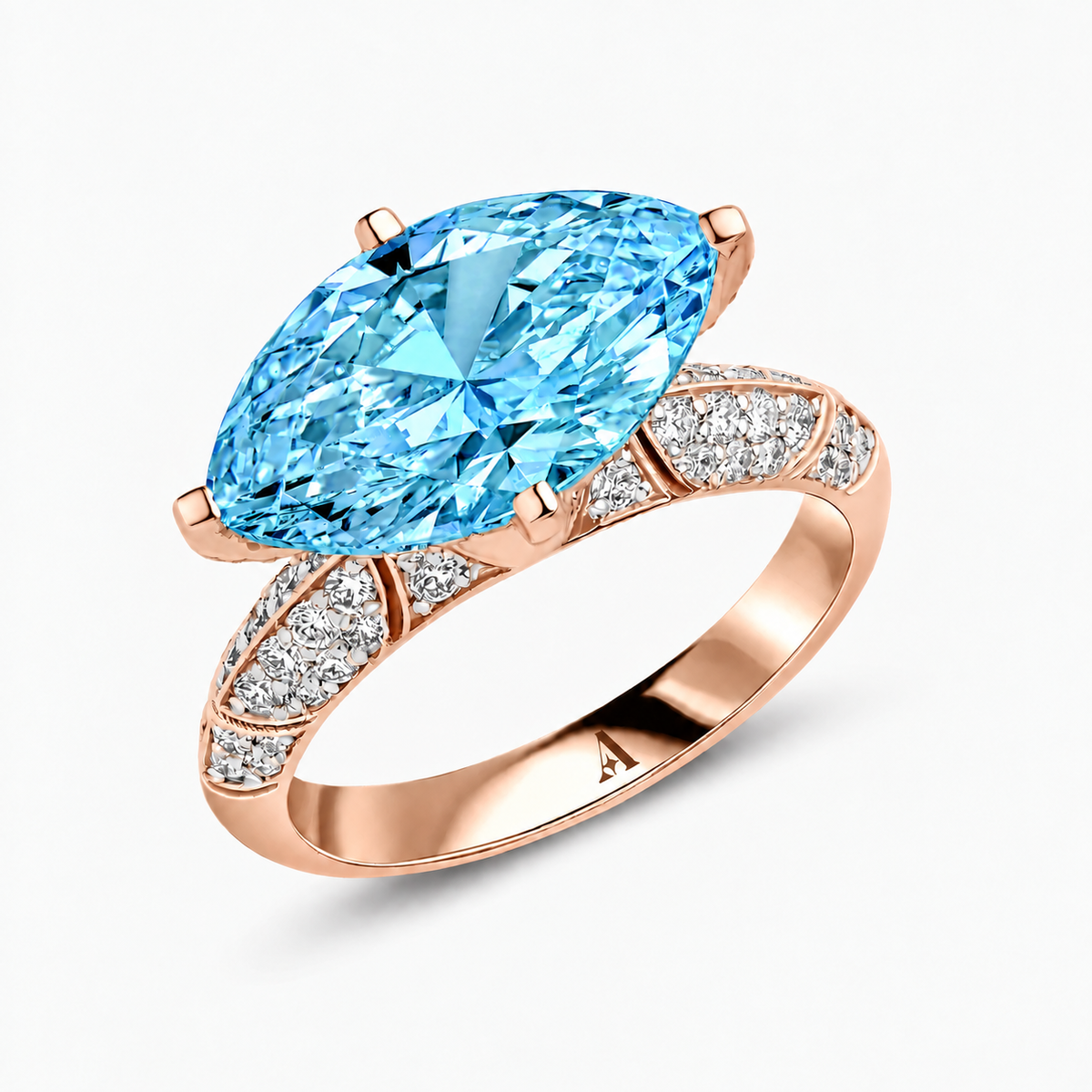 18kt rose gold 