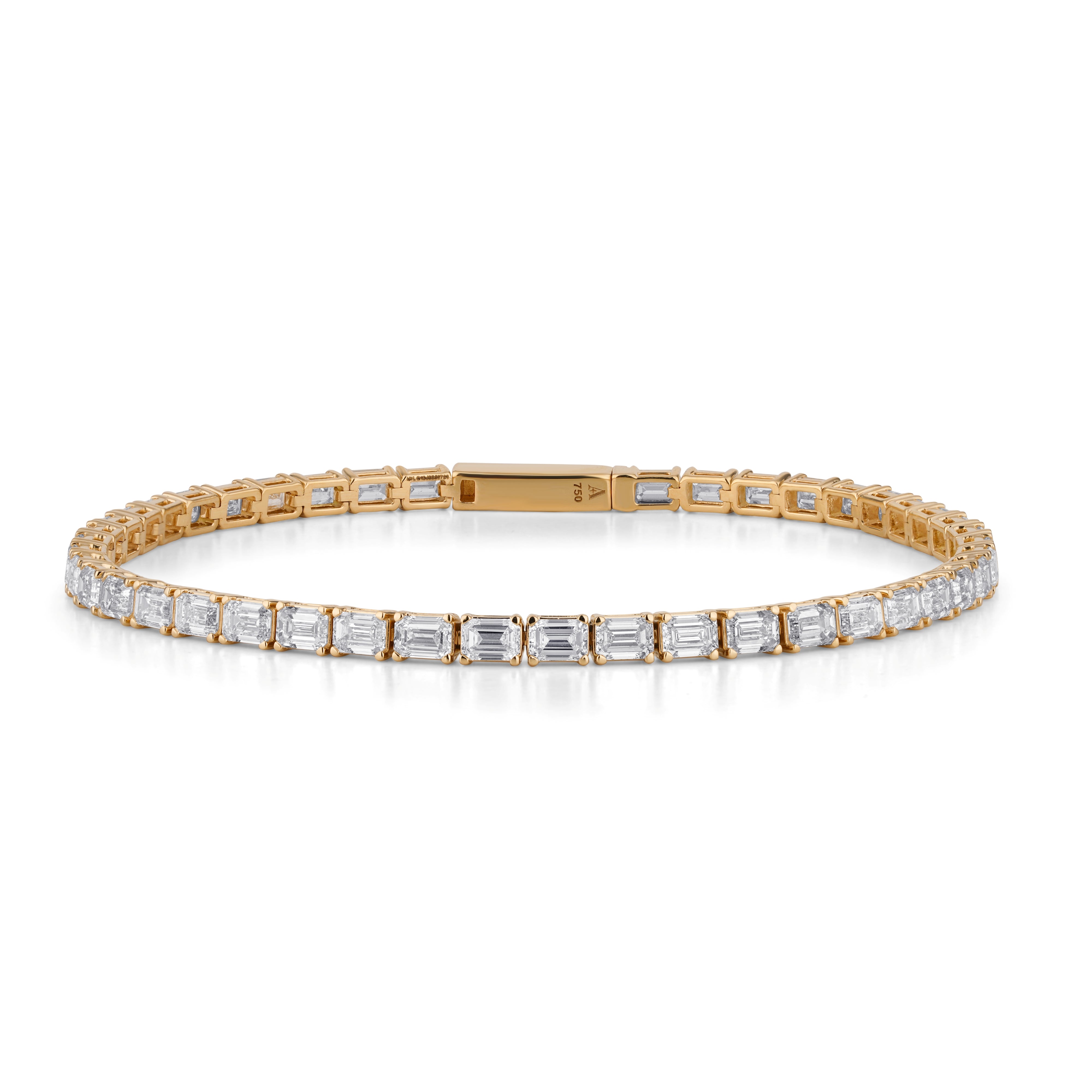The 48 Great | Men's Emerald Cut Tennis Bracelet