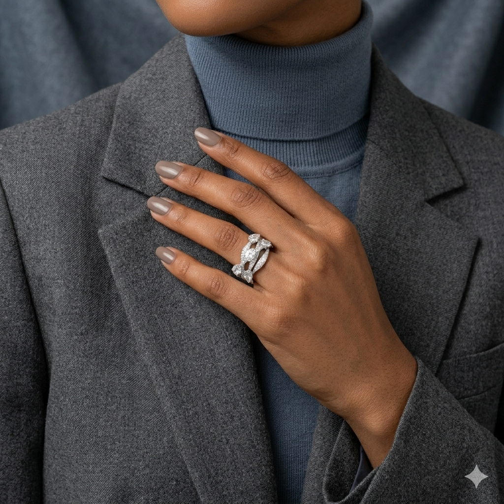 Roma Multi Row Ring