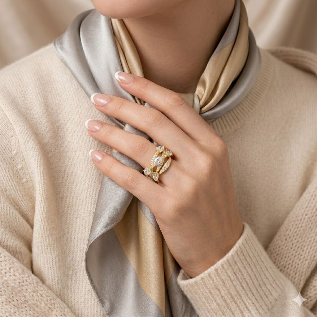 Roma Multi Row Ring 1