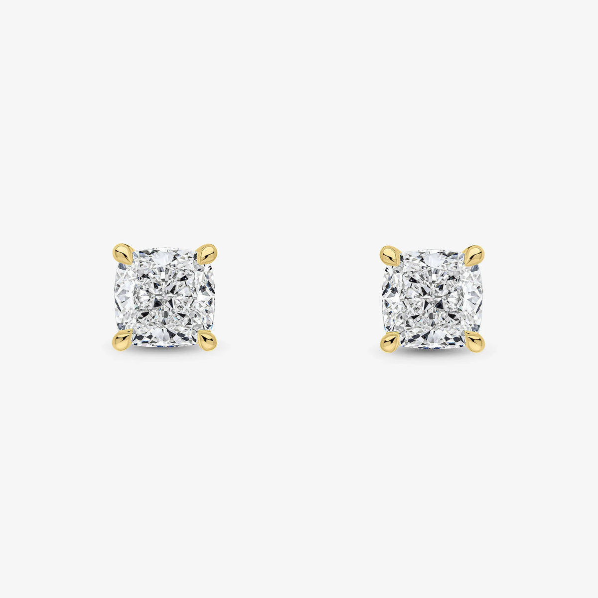 Cushion Cut Studs 8