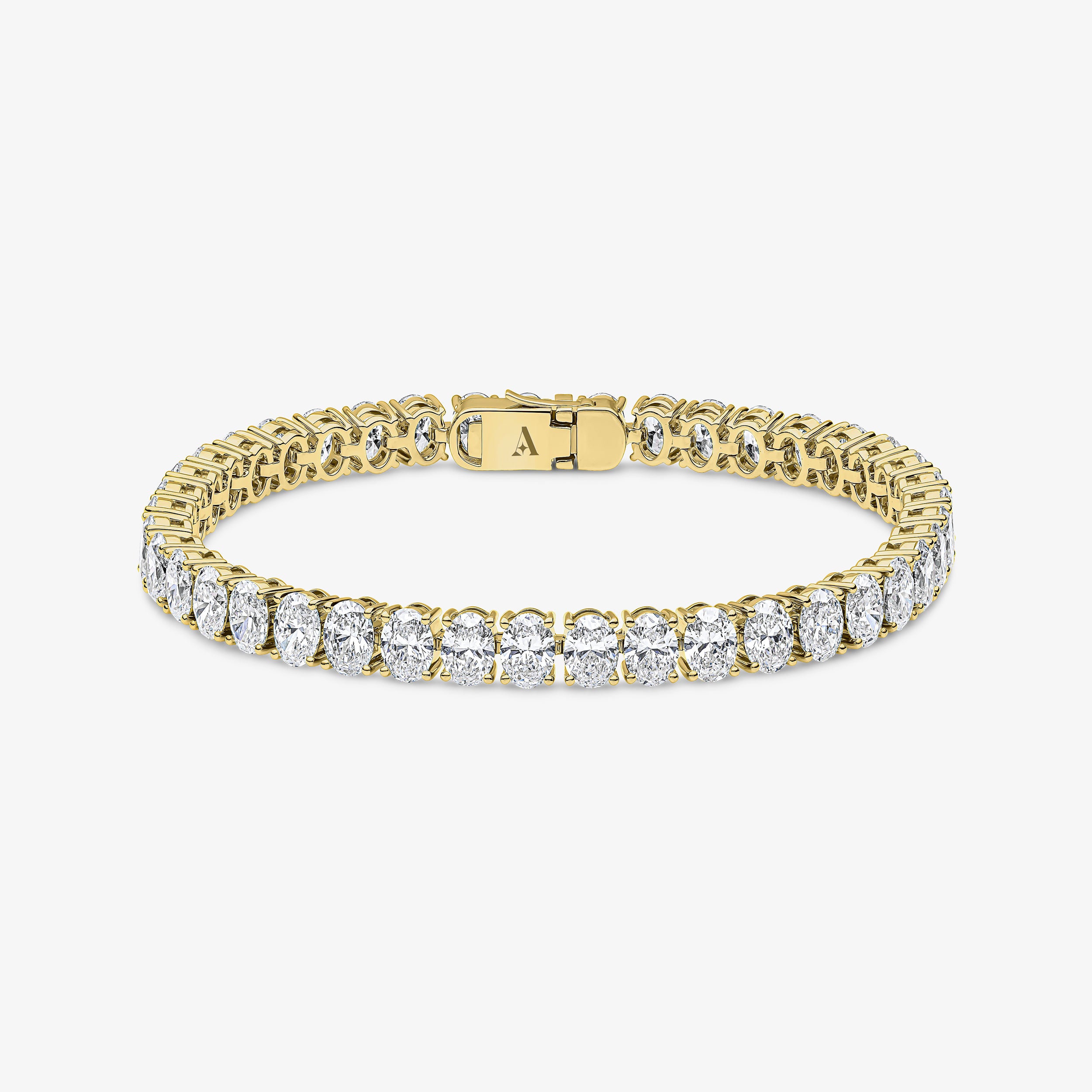 Oval Cut Tennis Bracelet (North/South Setting)