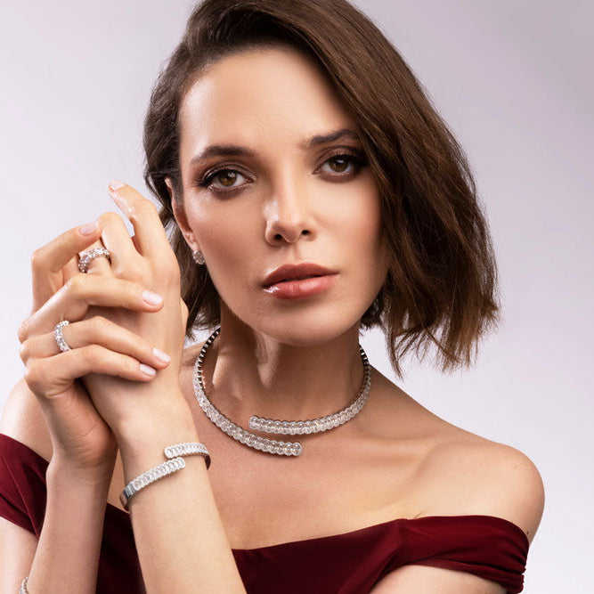 Oval Diamond Choker