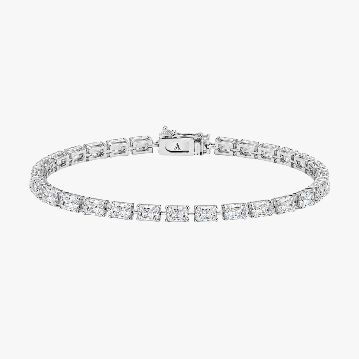Radiant Cut Tennis Bracelet (East/West) 1