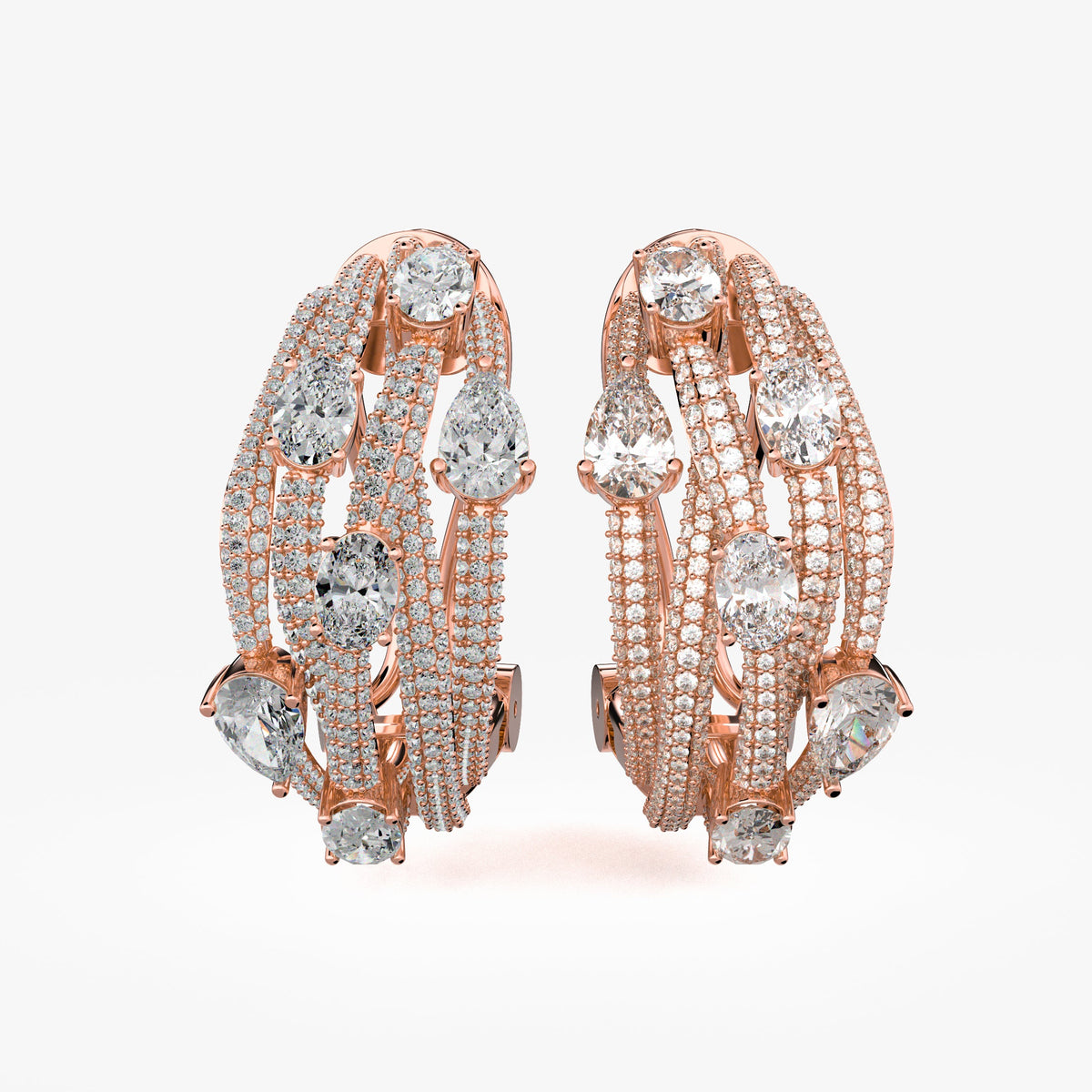 Roma 5-Layer Hoop Earrings