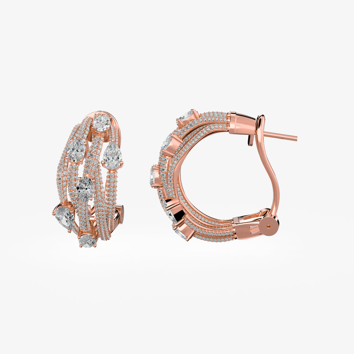 Roma 5-Layer Hoop Earrings 13