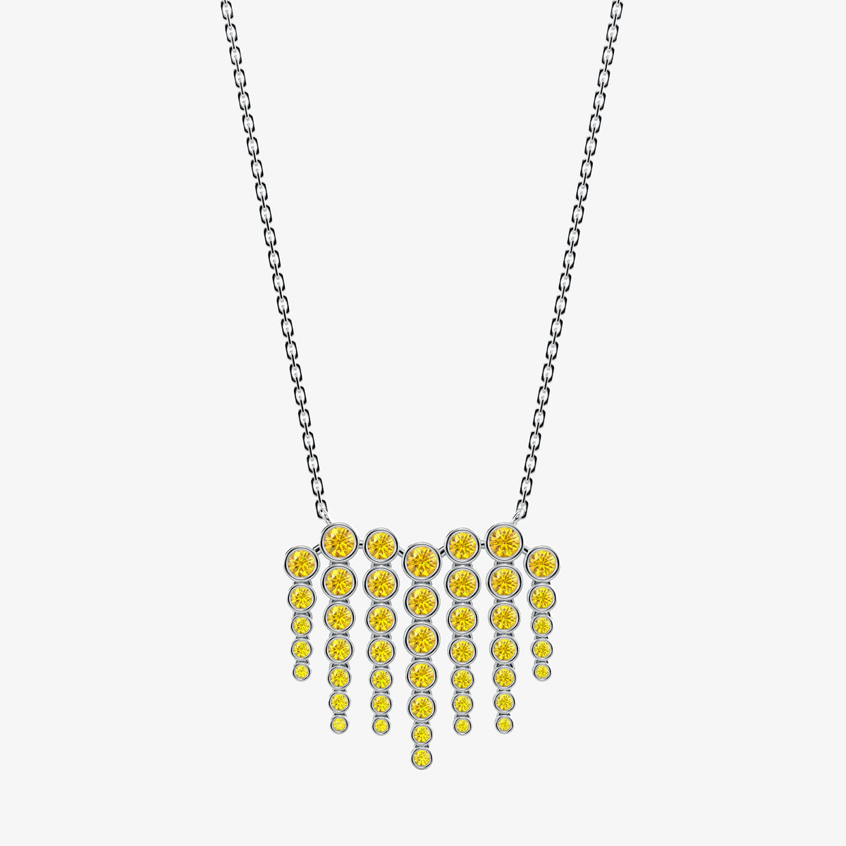 Yellow Diamond Heart Of The City Pendant 11