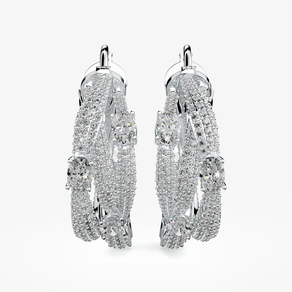 Roma 3-Layer Hoop Earrings 7